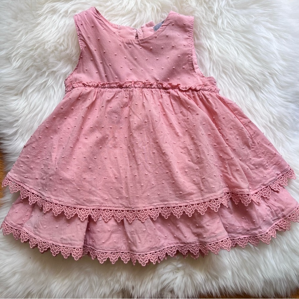 Tahari Pink Baby Dress, Size 2T